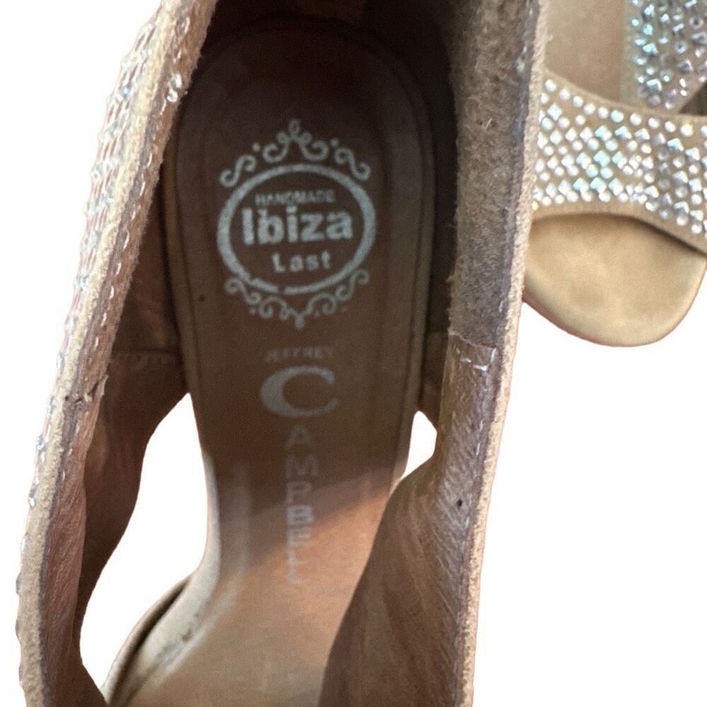 Jeffrey Campbell nude and crystal heels - size 8 - Picture 4 of 7